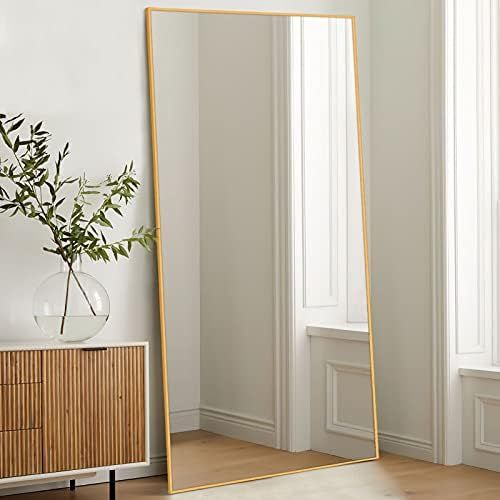 NeuType 71"x32" Large Full Length Mirror Rectangle Wall-Mounted Mirror Hanging or Leaning Against Wa | Amazon (US)