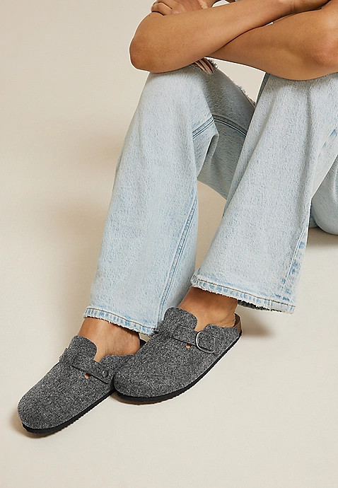 SuperCush Chloe Felt Footbed Clog | Maurices