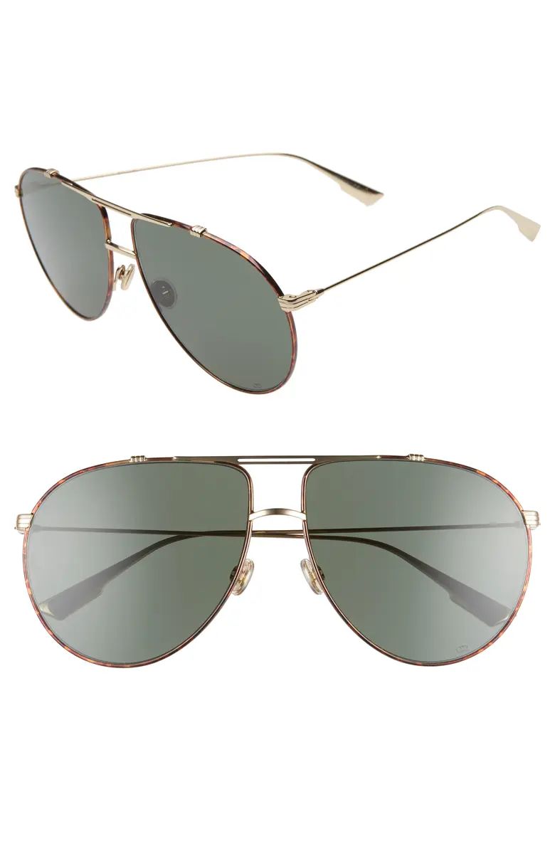 Dior Christian Dior Monsieur 63mm Oversize Aviator Sunglasses | Nordstromrack | Nordstrom Rack