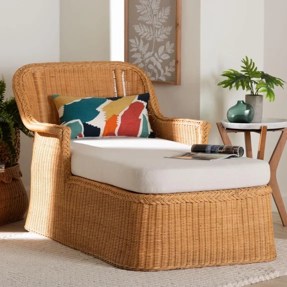 bali & pari Cesar Boho Chaise Lounge Chair, - | Walmart (US)