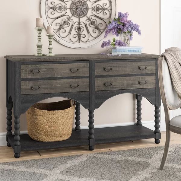 Largent 64" Wide 4 Drawer Buffet Table | Wayfair North America