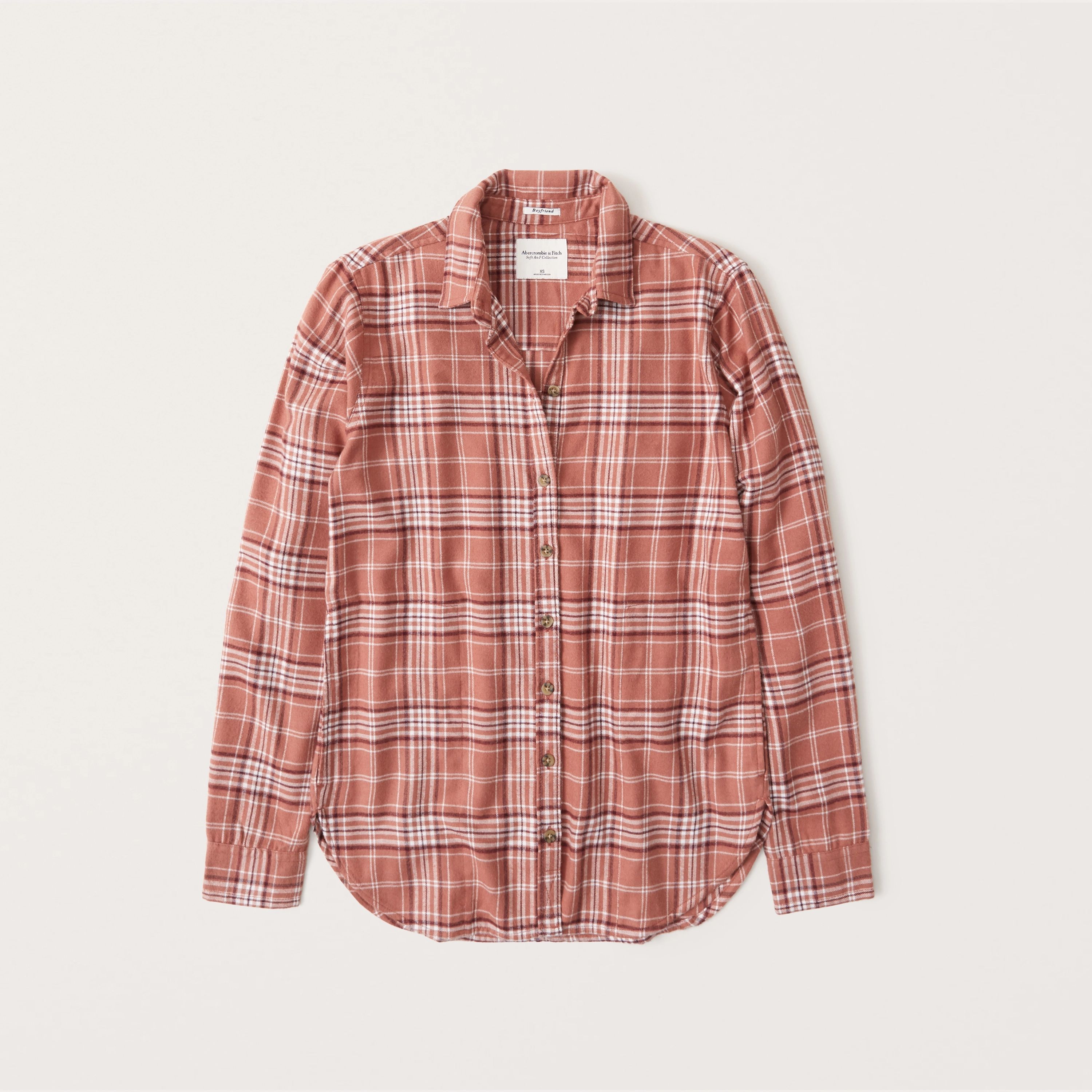 Boyfriend Flannel Shirt | Abercrombie & Fitch (US)