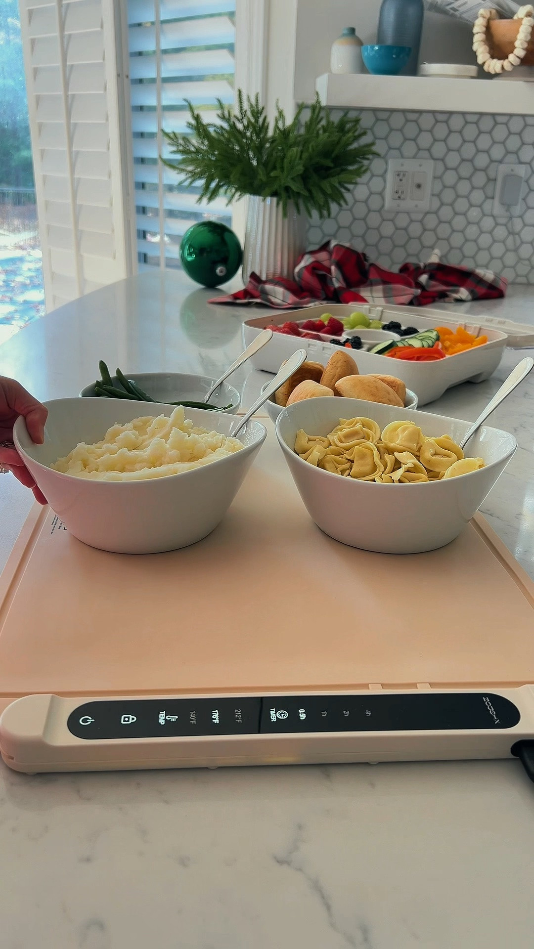 The holiday entertaining essential you did not know you needed and it is on sale for Prime Big Deal Days 🎄 This food warming mat keeps all your dishes at the perfect temperature so you can actually enjoy your guests instead of running back and forth to the kitchen. Such a genius and practical find and at this Prime Big Deal Days price it is the perfect time to grab one before the holiday season hits.