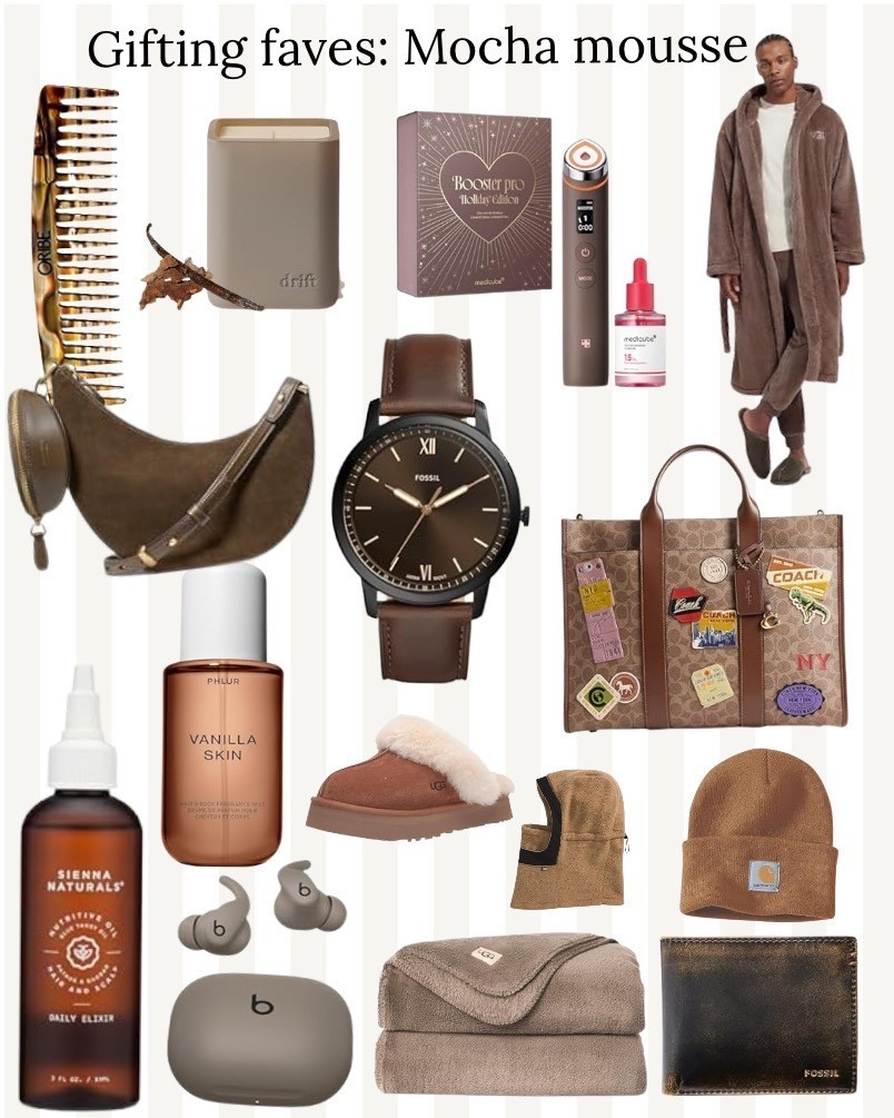 Warm + luxe neutrals for effortless gifting 🤎
My Mocha Mousse edit — cozy essentials, timeless picks, and everyday favorites.
Shop the full collection below.


#LTKGiftGuide #LTKMens #LTKHoliday