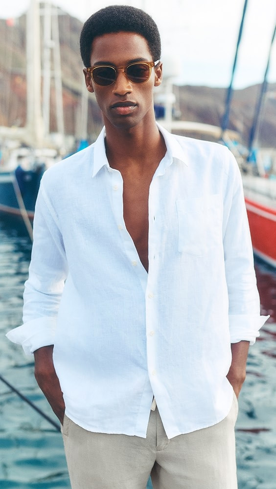 Caroubis Linen Shirt | Shopbop