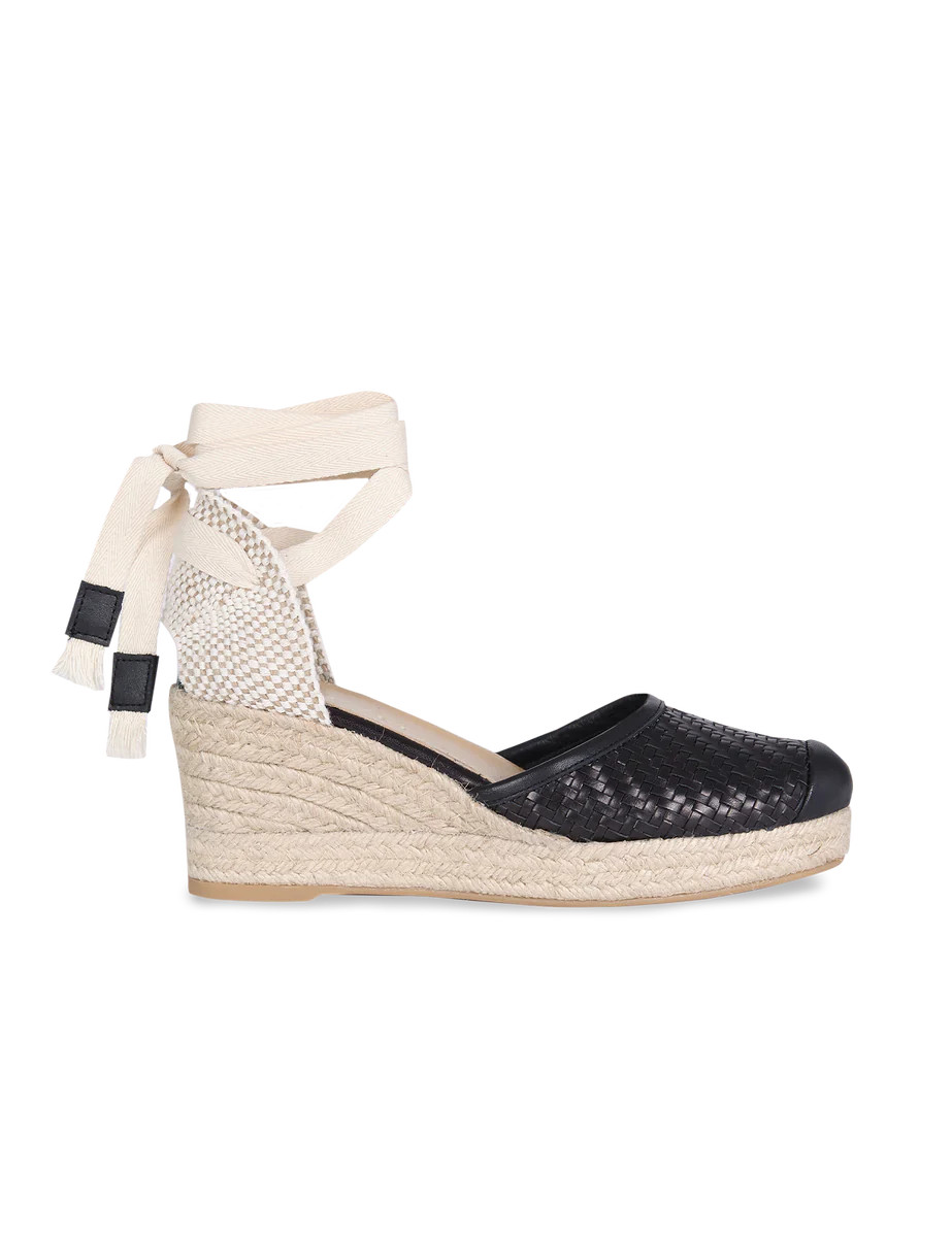 Bianca Provence Black 7 cm Espadrille by PARIS/64 | PARIS/64