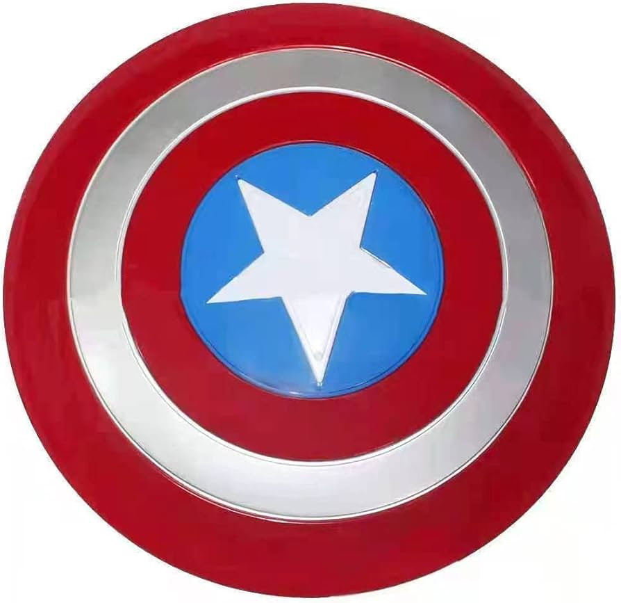 12.6 inch Captain Shield Children's Costume Props Halloween Cosplay Children's Party Birthday Gif... | Amazon (US)