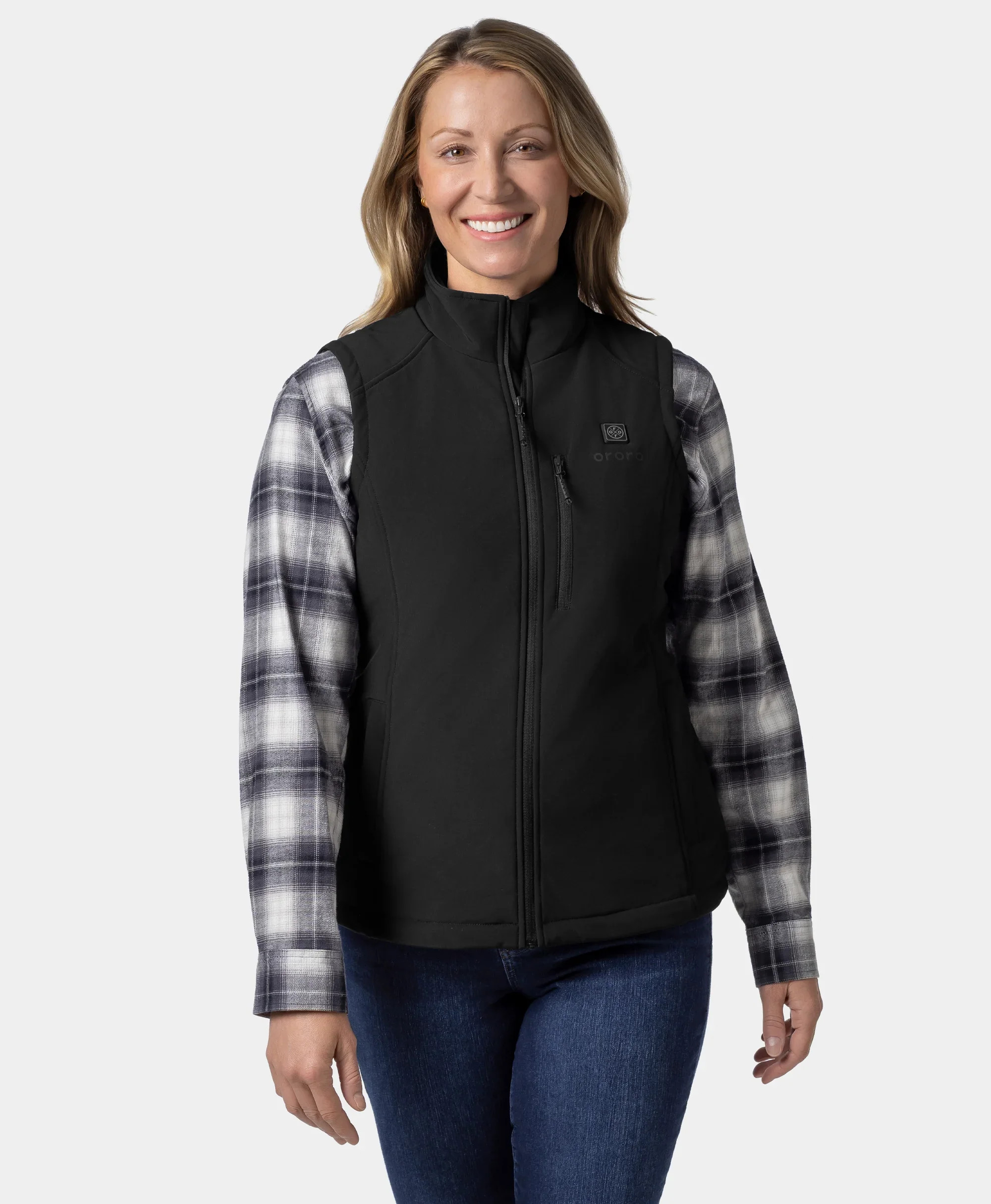 Women's Heated Softshell Vest | Lightweight & Stylish | ororo\u00ae | ORORO