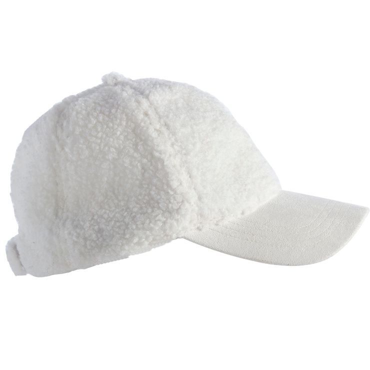 Shiraleah Sherpa Ivory Baseball Hat | Target