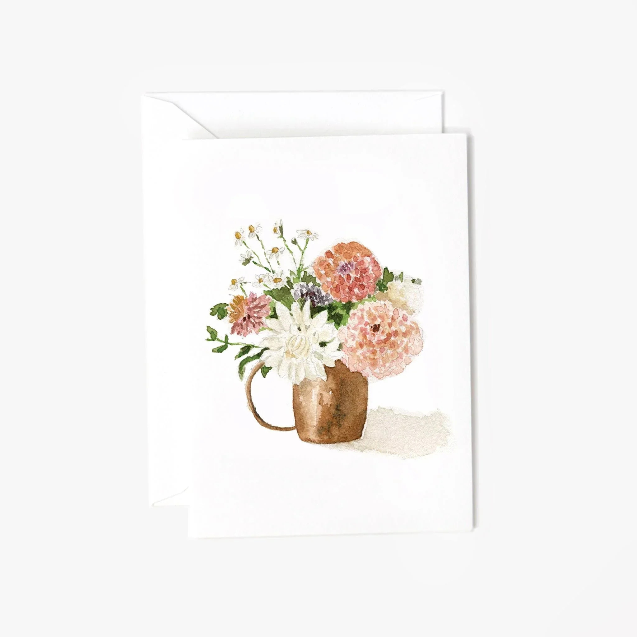 dahlia mini enclosure notecard | Emily Lex Studio