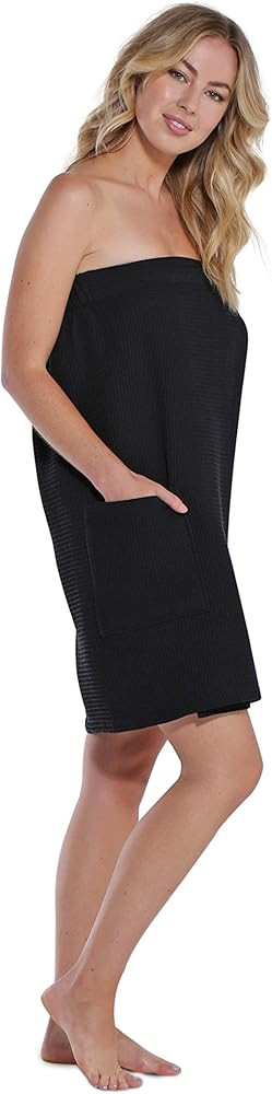 Turquaz Lightweight Knee Length Waffle Robes For Women Spa Bath Waffle | Amazon (US)