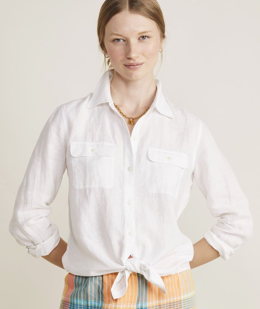 Linen Camp Shirt | vineyard vines