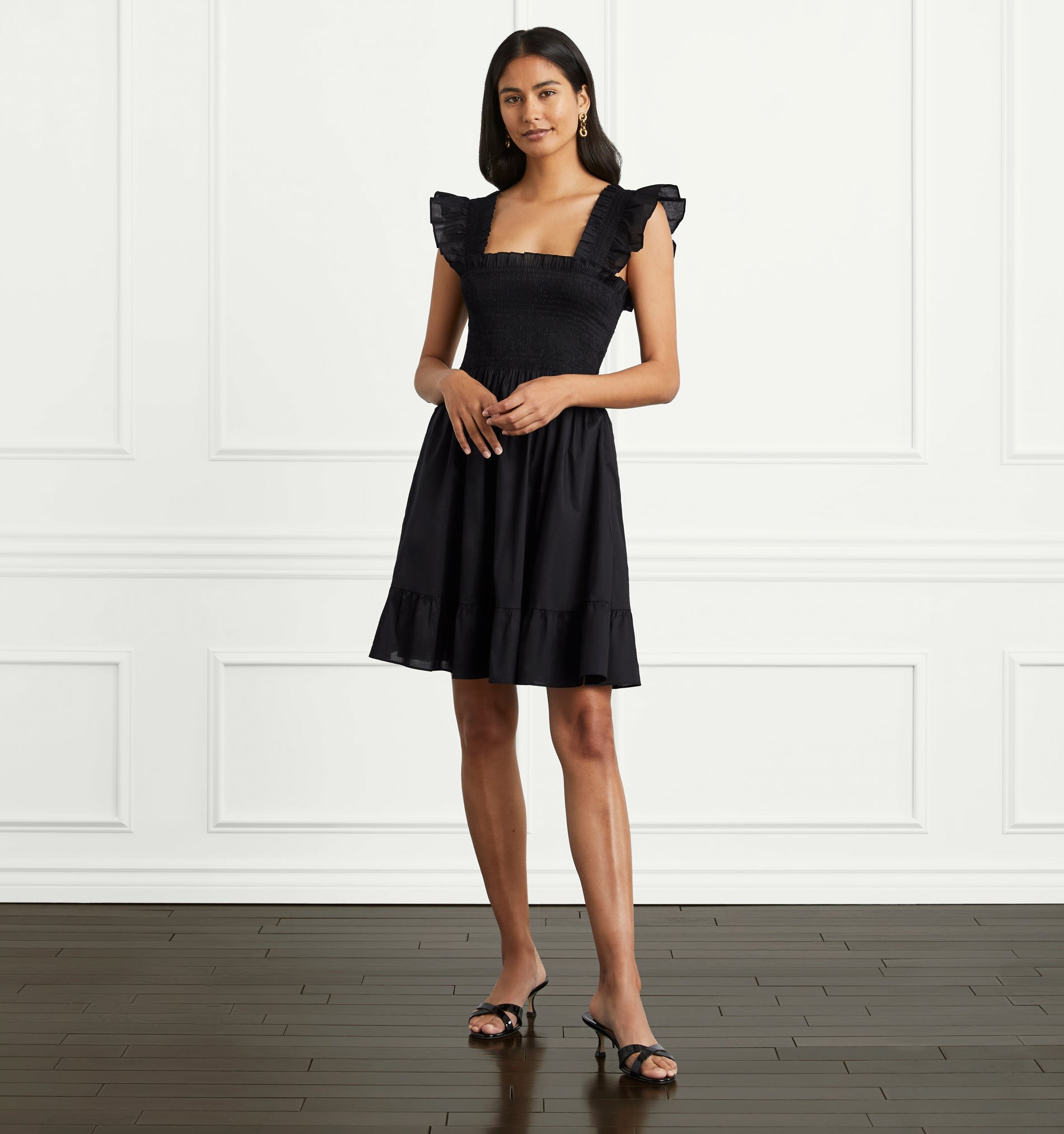 The Elizabeth Nap Dress - Ocean Kaleidoscope Linen | Hill House Home