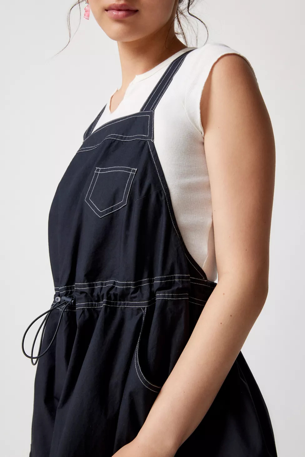 BDG Autumn Poplin Utility Midi Dress | Urban Outfitters (US and RoW)