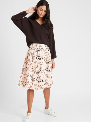 Pleated A-Line Skirt | Banana Republic (US)
