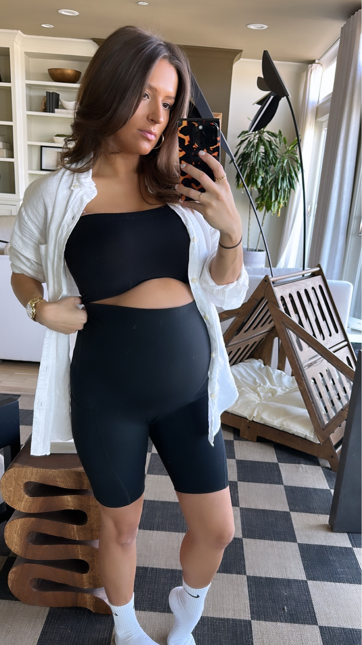 Needed a bump friendly lounge outfit, loving these maternity Amazon shorts

#LTKFind #LTKfit #LTKbump