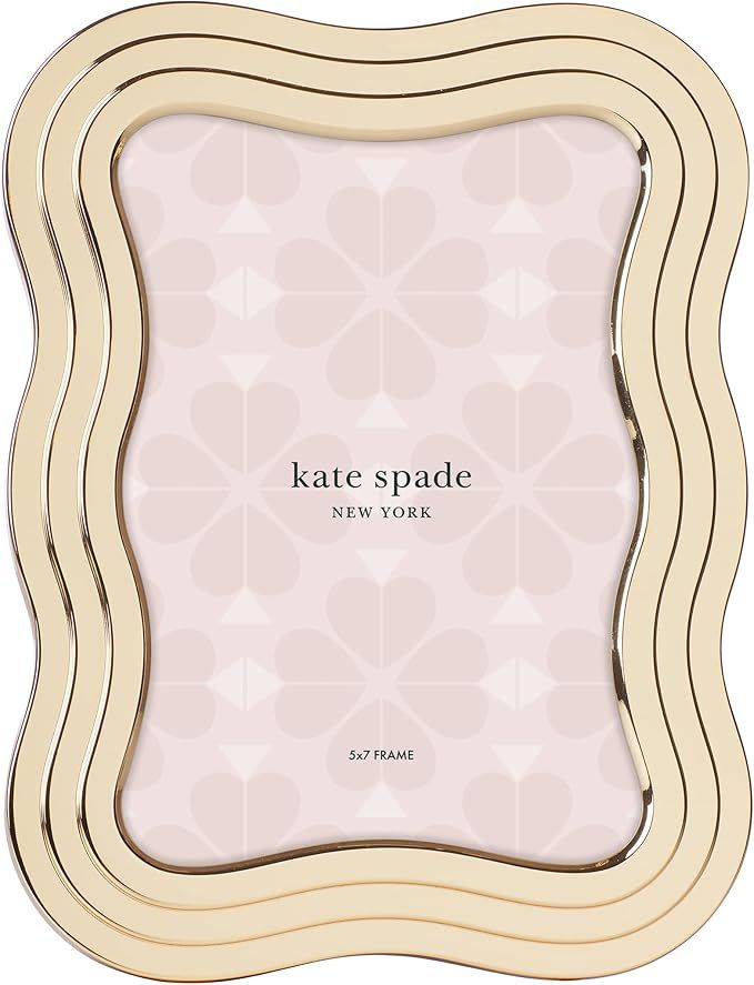 KATE SPADE Gold South Street 5" X 7" Wavy Frame, 1.00 LB | Amazon (US)