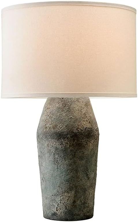 Troy Lighting PTL1005 Artifact - One Light Table Lamp, Moonstone Finish with Off-White Linen Shad... | Amazon (US)