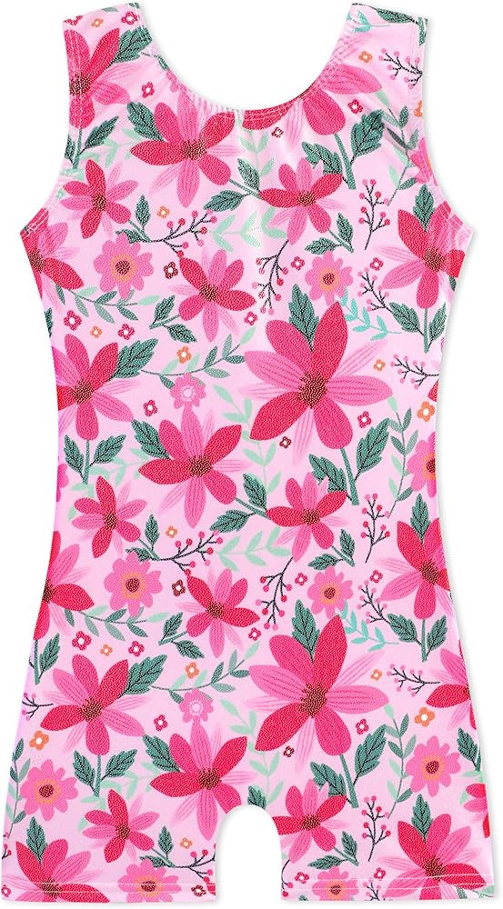 HOZIY Gymnastics Leotards for Girls Unicorn Aurora Rainbow Mermaid Dinosaur Cupcake Sparkle Biket... | Amazon (US)