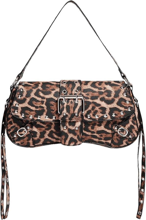 MakeMeChic Women's Shoulder Bags Y2K PU Leather Clutch Small Purse Hobo Bags | Amazon (US)