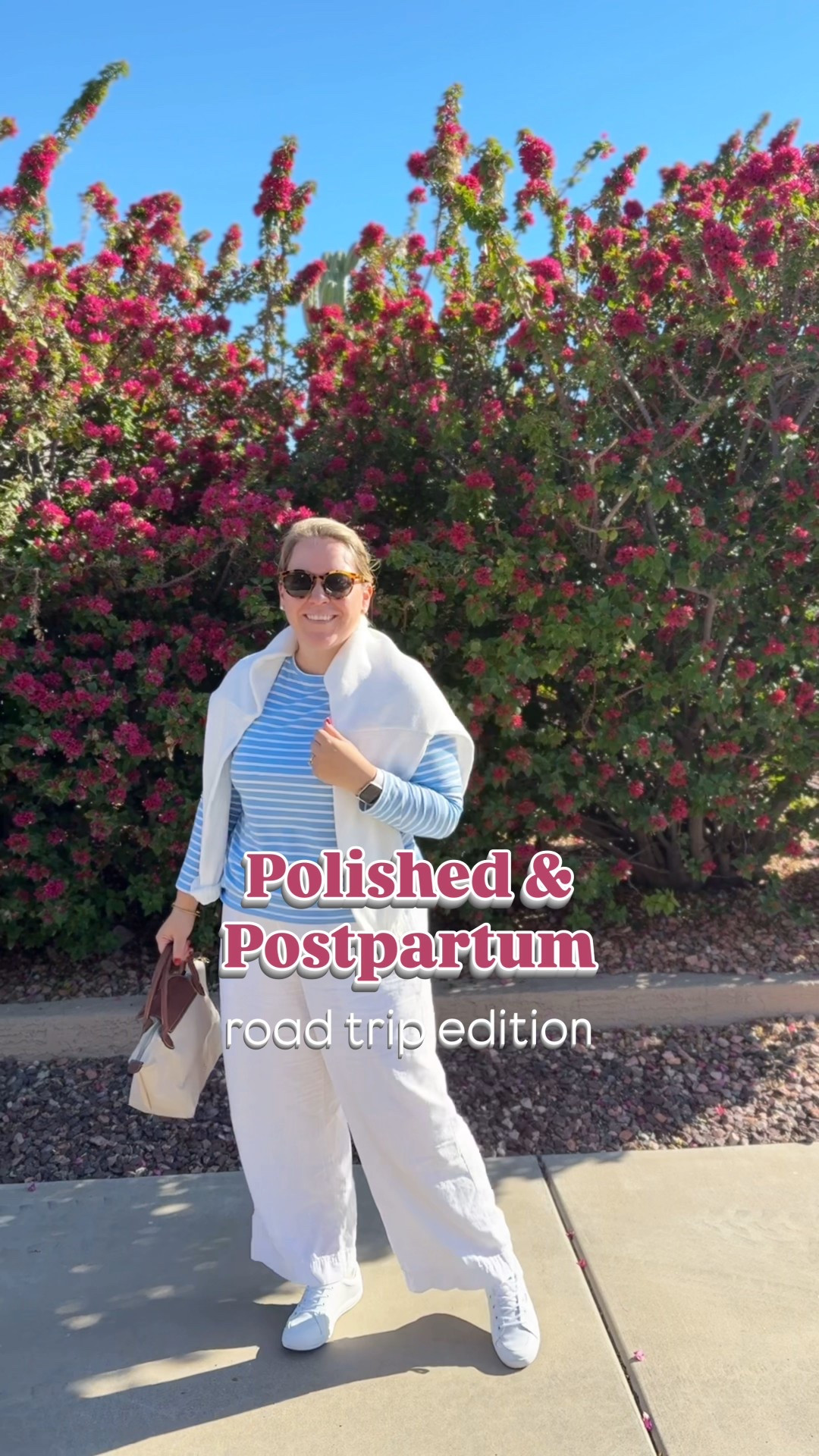 What I wore yesterday for our 7 hour road trip back to California from Arizona! 

My Alice Walk stripe tee is so soft and cozy and I wore my flowiest Old Navy pants. Added a crew neck sweater because we have to keep our car a little on the chilly side for our baby and dog when we’re driving through the desert 🌵

#LTKMidsize #LTKootd #LTKmomlife