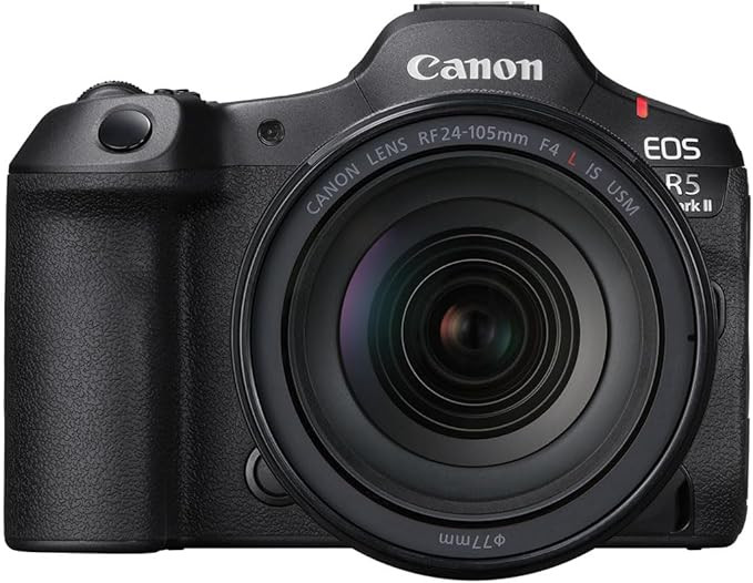 Canon EOS R5 Mark II RF24-105mm F4 L is USM Lens Kit Black | Amazon (US)