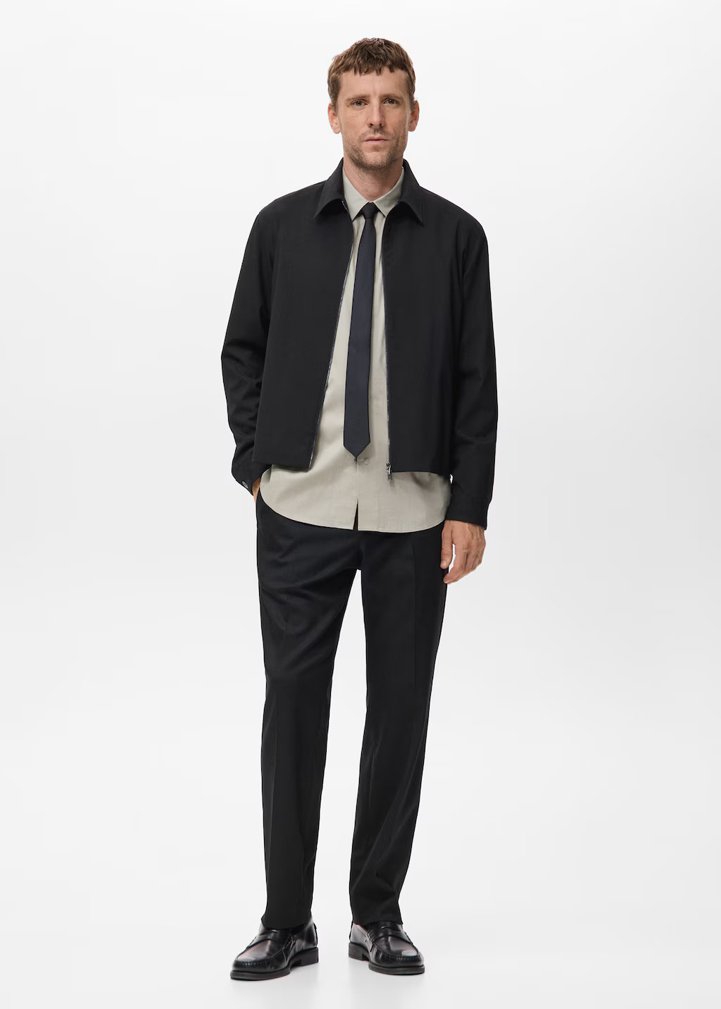 Straight-fit jacket with pockets black - Man - XL - MANGO MAN | Mango (US/MX/AU)