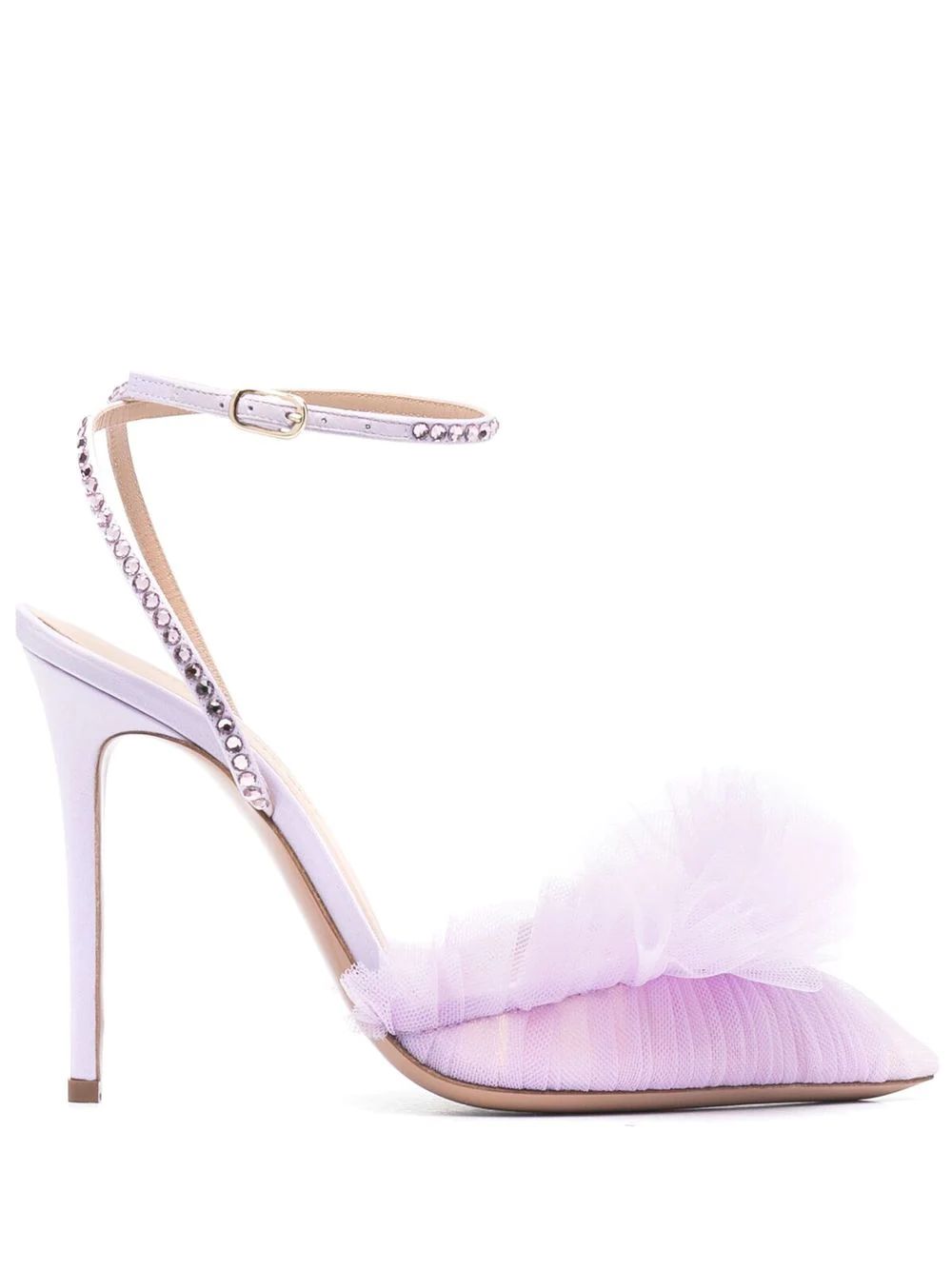 Andrea Wazen  Franca Tulle 105mm Pumps - Farfetch | Farfetch Global