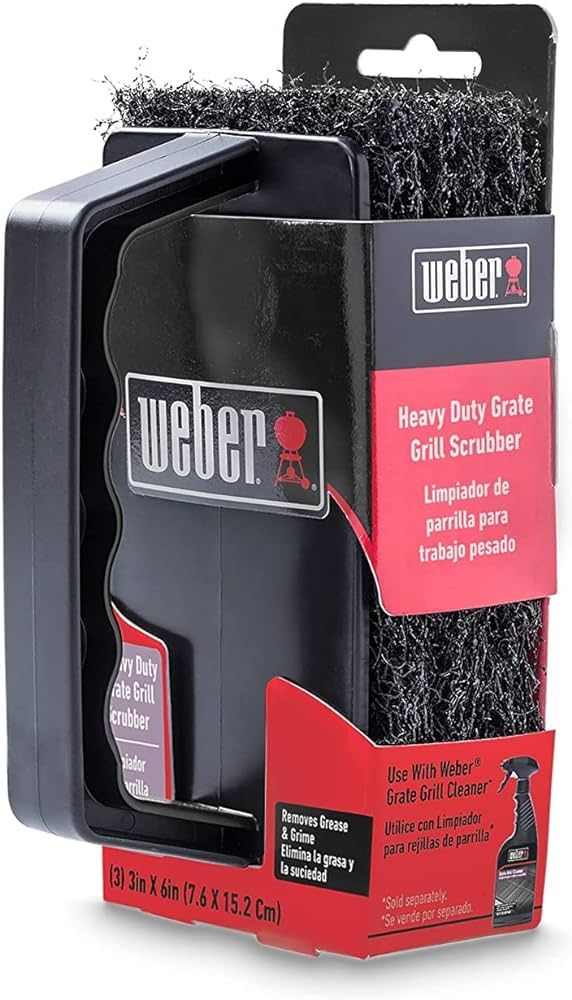 Weber Scubber Grill Grate Scrubber, Black | Amazon (US)