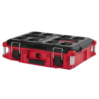 Milwaukee PACKOUT 22 in. Medium Red Tool Box with 75 lbs. Weight Capacity 48-22-8424 | The Home Depot