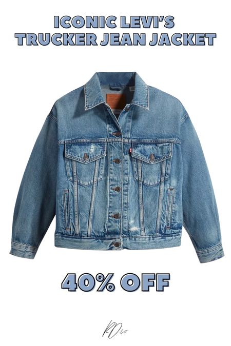 Now’s a great time to start your holiday shopping! Get 40% off of @Levi’s iconic Jean jackets + more during their fall sale plus free shipping, thru Oct. 9!

#LTKGiftGuide #LTKsalealert