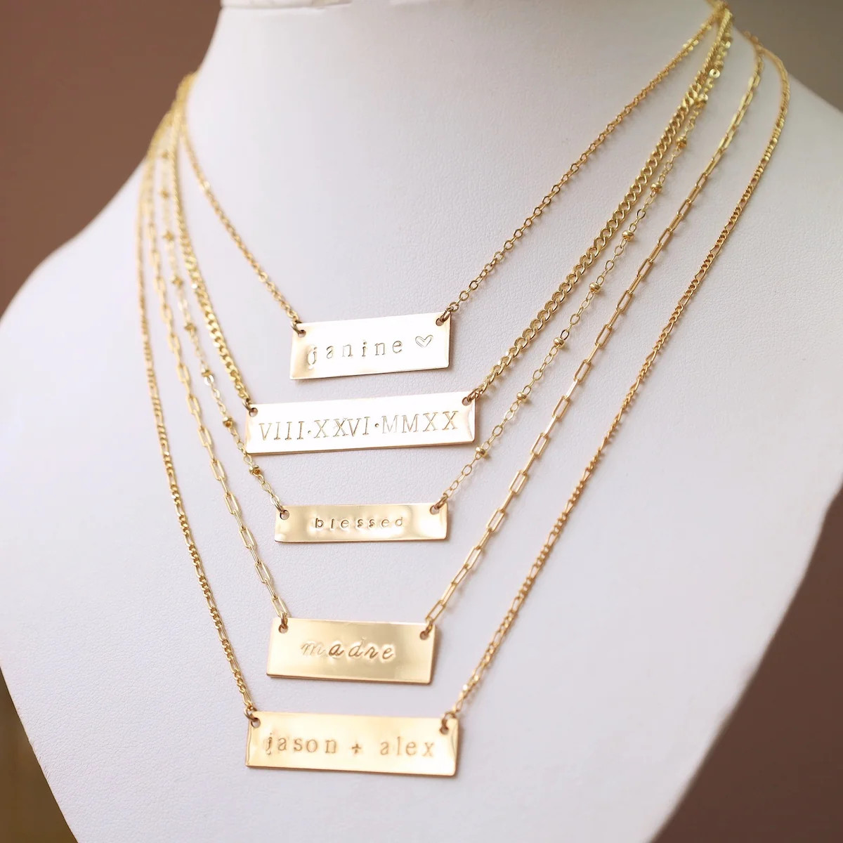 Make It Personal Plate Necklace | Taudrey