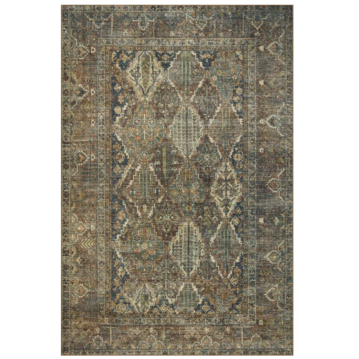 Banks Spice Blue Rug | Magnolia