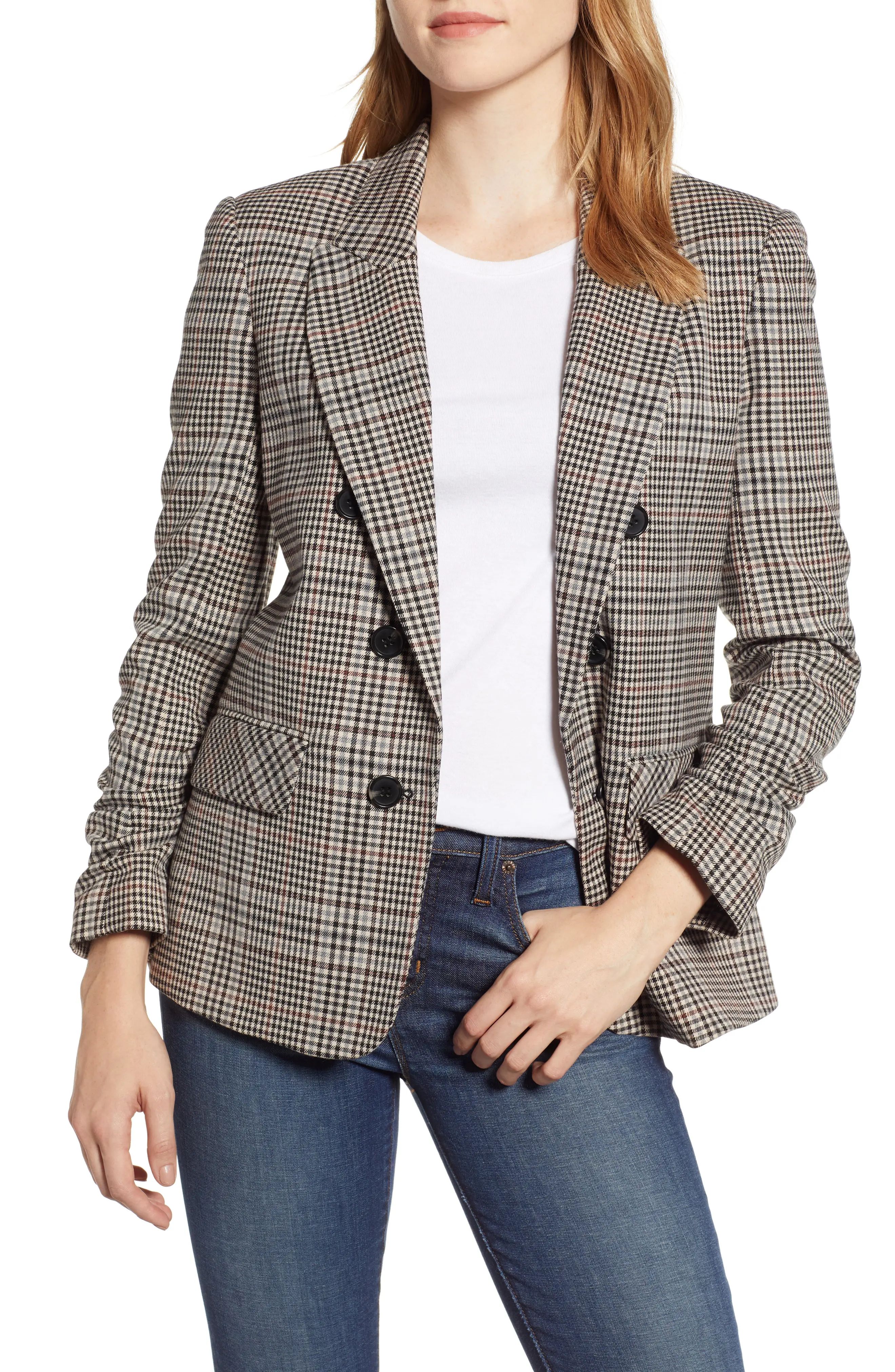 Women's 1.state Check Blazer | Nordstrom