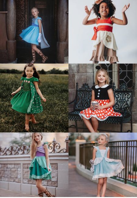 Toddler girl disney princess dresses ✨