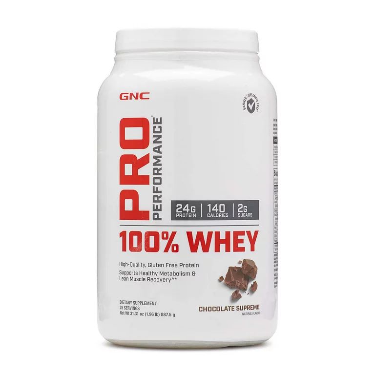 GNC Pro Performance 100% Whey Protein Powder - Chocolate Supreme, 25 Servings | Walmart (US)