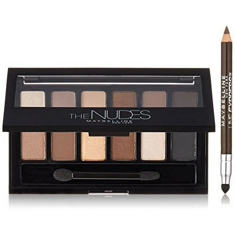 Maybelline New York Nudes Palette Shadow and Line Express Liner | Walmart (US)