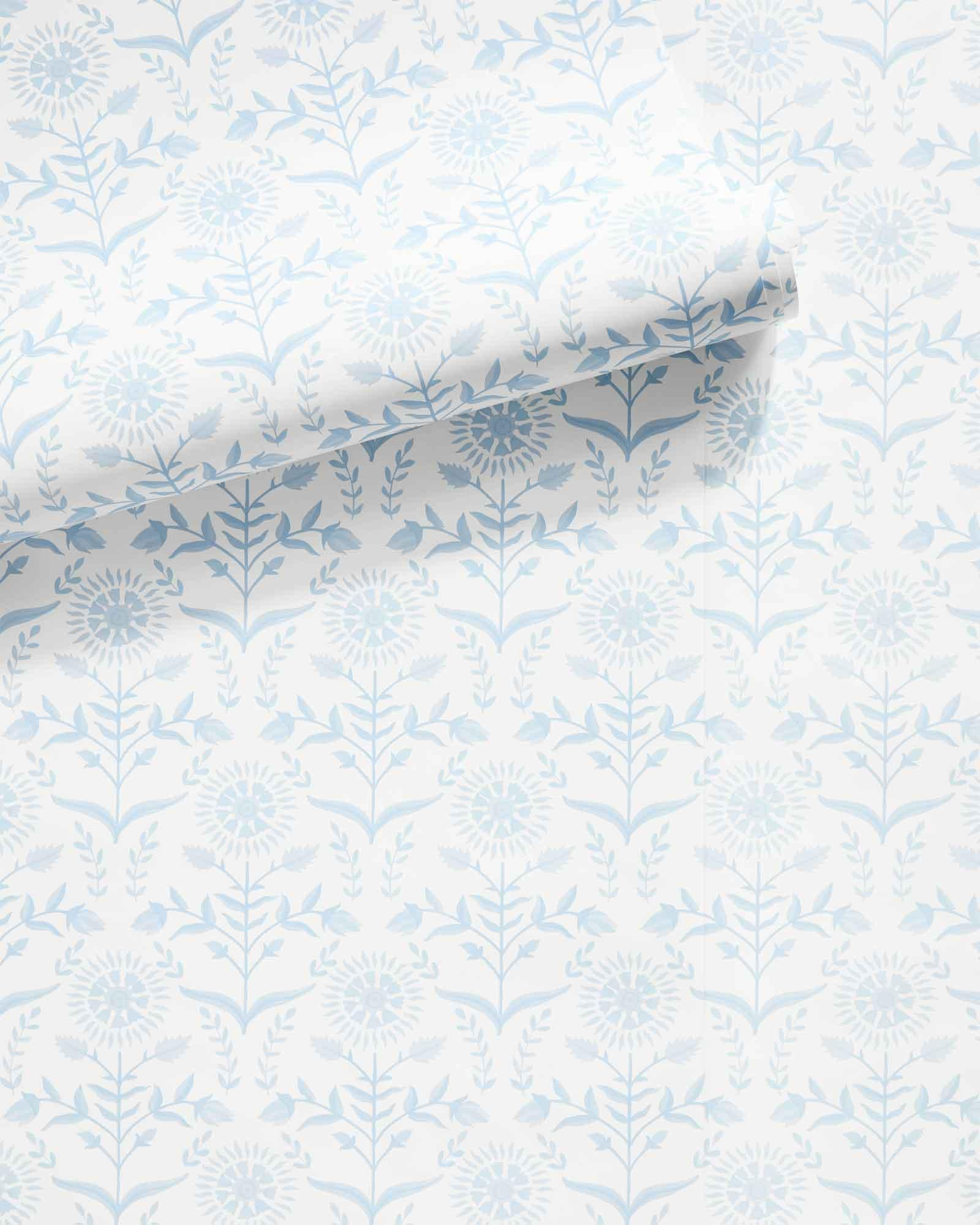 Sunflower Wallpaper - Hydrangea | Serena and Lily