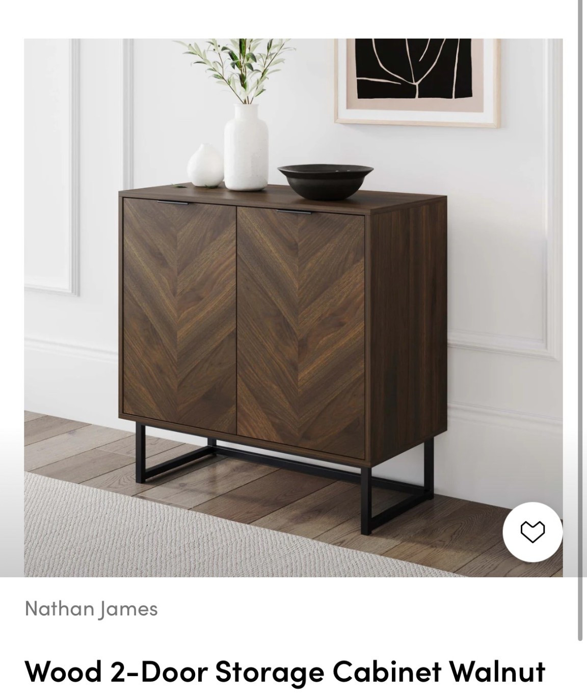 We have had this cabinet for a couple years now and love the quality! It looks high end and we have filled it up so buying a second. Highly recommend Nathan James furniture 

#LTKHome #LTKSaleAlert