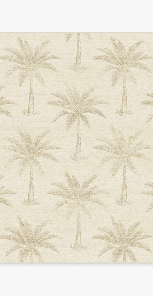 Barbie™ Paradise Ivory & Gold Rug | Ruggable
