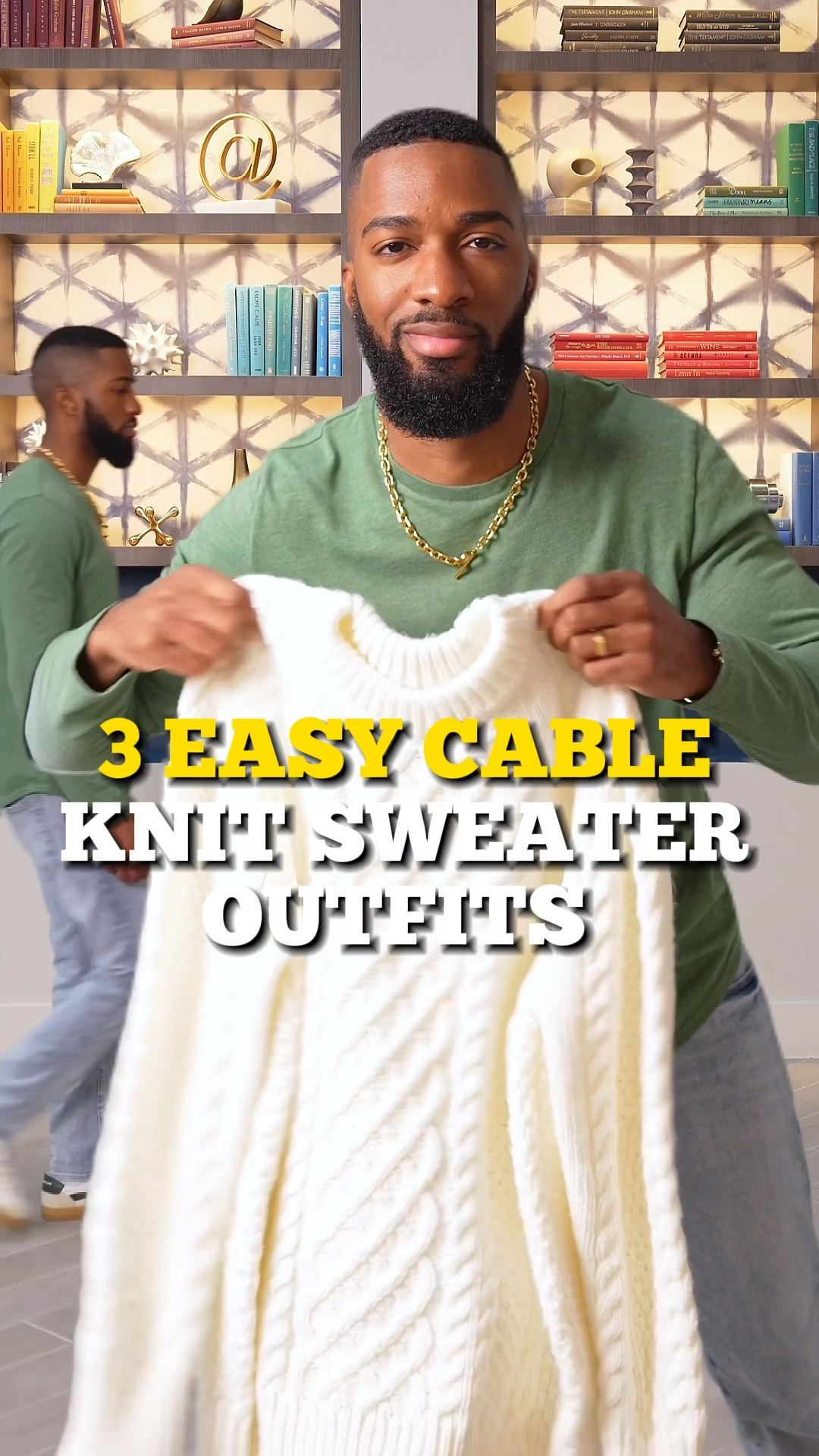 3 easy cable knit sweater outfits for this fall/winter & holiday seasonn

#LTKmens #LTKstyletip #LTKGiftGuide