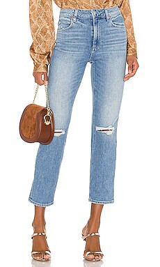PAIGE Sarah Straight Ankle in Solera Destructed from Revolve.com | Revolve Clothing (Global)