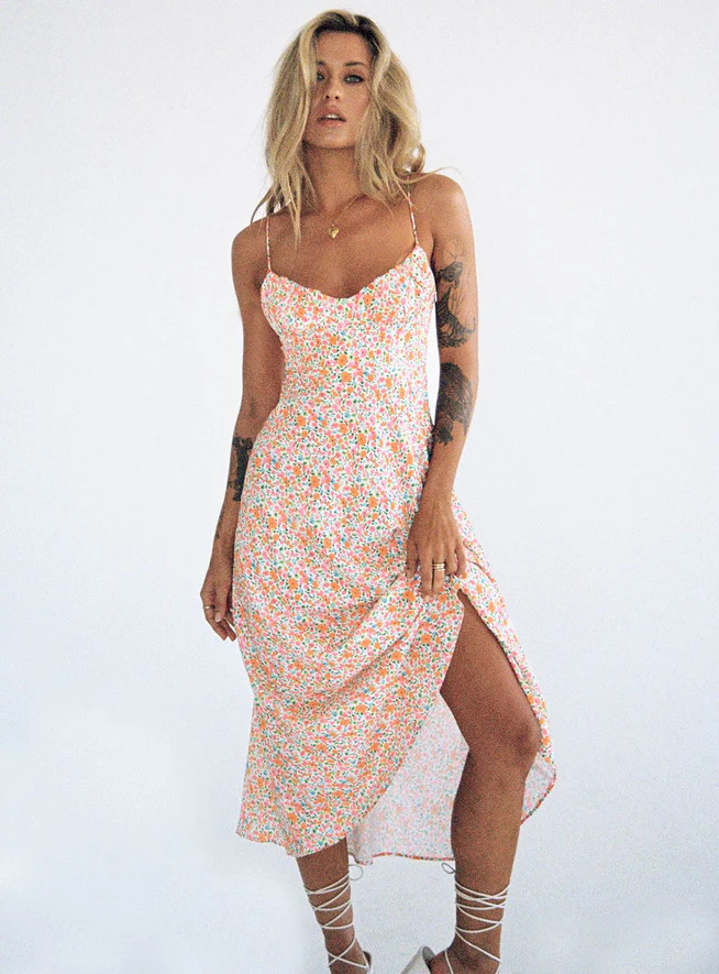 Amara Midi Dress Multi | Princess Polly US