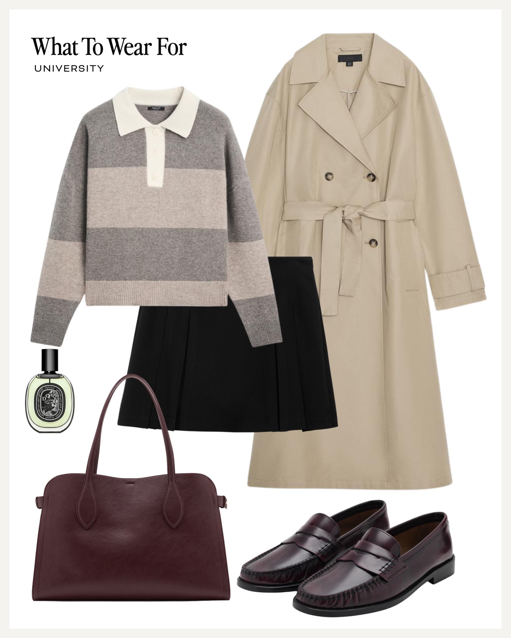 Trending: the striped polo

H&M knits / black mini skirt / trench coat / burgundy bag / loafers / university outfit / autumn outfits 

#LTKeurope #LTKautumn #LTKuk