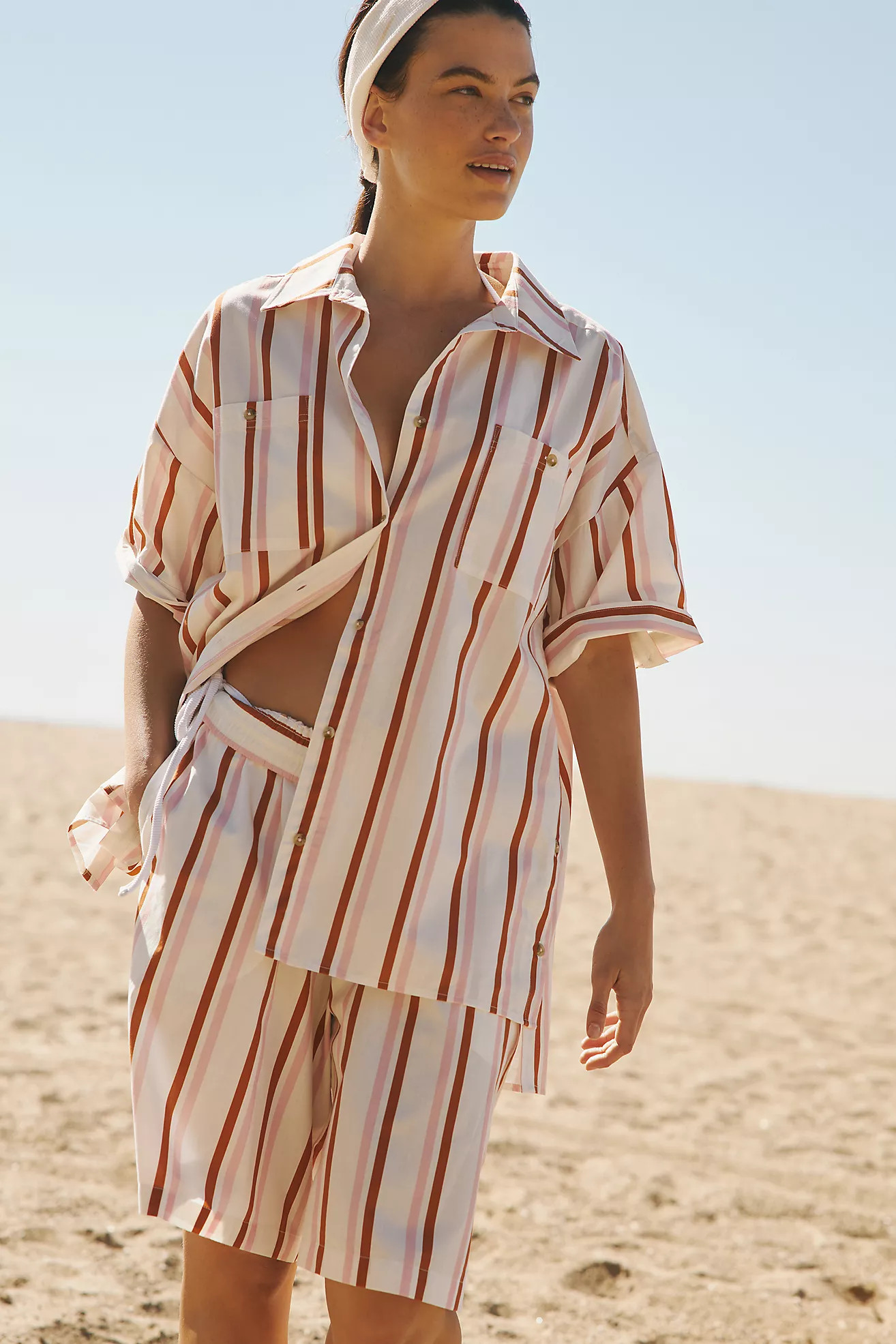 By Anthropologie Boxy Buttondown Shirt | Anthropologie (US)