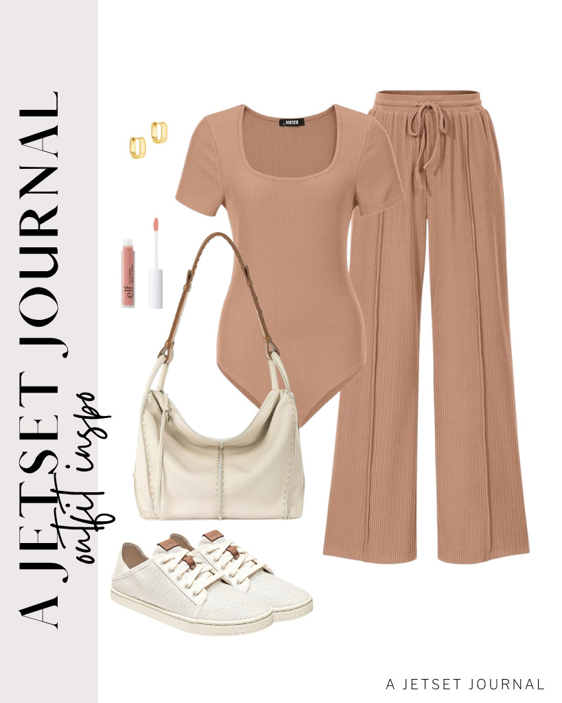 A khaki 2-piece outfit from BTFBM is our next outfit. I love these lace-up sneakers that match the look. The Sak Los Feliz purse is awesome for this outfit, too!


#LTKSeasonal #LTKSaleAlert #LTKTravel 

 