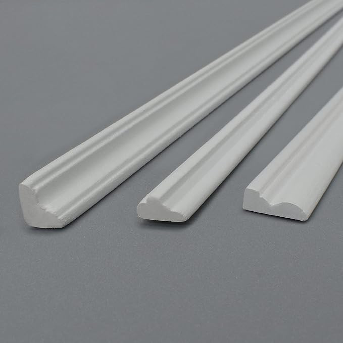 iLAND Miniature Dollhouse Accessories on 1:12 Scale, Wooden Dollhouse Trims & Skirting Board & Mo... | Amazon (US)