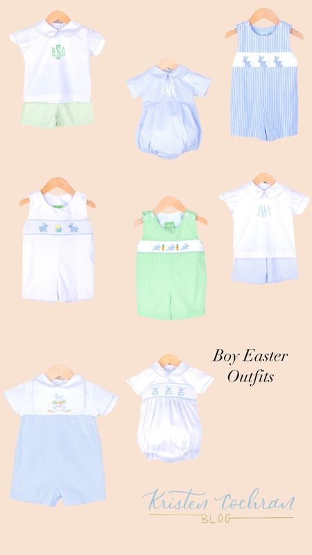 Boy Easter Outfits // baby, toddler, kids 

#LTKkids #LTKSeasonal #LTKbaby