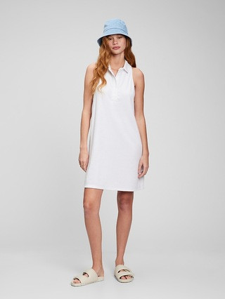 Towel Terry Halter Polo Dress | Gap (US)