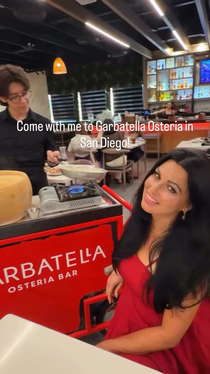 ✨Come with me to Garbatella Osteria in Chula Vista, where you can get pasta cooked tableside in a cheese wheel! 🍝

From the upscale atmosphere and live music to every incredible dish @garbatellasd truly delivers. 👍

The beet carpaccio, filet mignon carpaccio, and polenta appetizer are so yummy! The sweet beets with goat cheese and candied nuts are my fav. 

The filet mignon is so tender and flavorful, but the highlight is the pasta of the day, prepared tableside in a giant cheese wheel, an experience as delicious as it was entertaining! It is so good. 

The chocolate cake and coconut gelato hit the spot. Seriously the best gelato I’ve ever had. 

If you’re looking for elevated Italian dining, beautiful ambiance, live music, and unforgettable tableside moments make sure to save this post and add Garbatella Osteria to your list! 👇

Be sure to follow @marneys_tidbits on Instagram for more fun restaurant recommendations. 🌸

Date night at an Italian restaurant calls for a wine red date night dress!
This entire outfit of the day is an Amazon find.
I ordered this cute red mini dress, black heels and black purse with a few clicks and it was in my hands the next day!
#falloutfit #falldresses #fallweddingoutfit #amazonfashion
#LTKootd #LTKSaleAlert
#LTKvlog